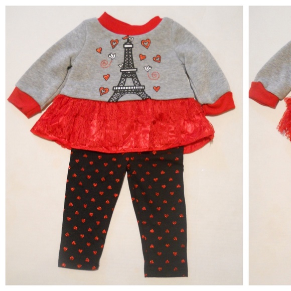 24M NEW W//T SWIGGLES GIRLS 2 PC PANT OUTFIT 12M